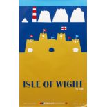 Edward Pond (1929-2012) 'Isle Of Wight', Network South East advertising poster, unframed, 102cm x