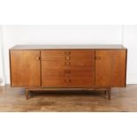 Ib Kofod-Larsen (1921-2003) for G-Plan teak sideboard, model no. 4021, with five graduated central