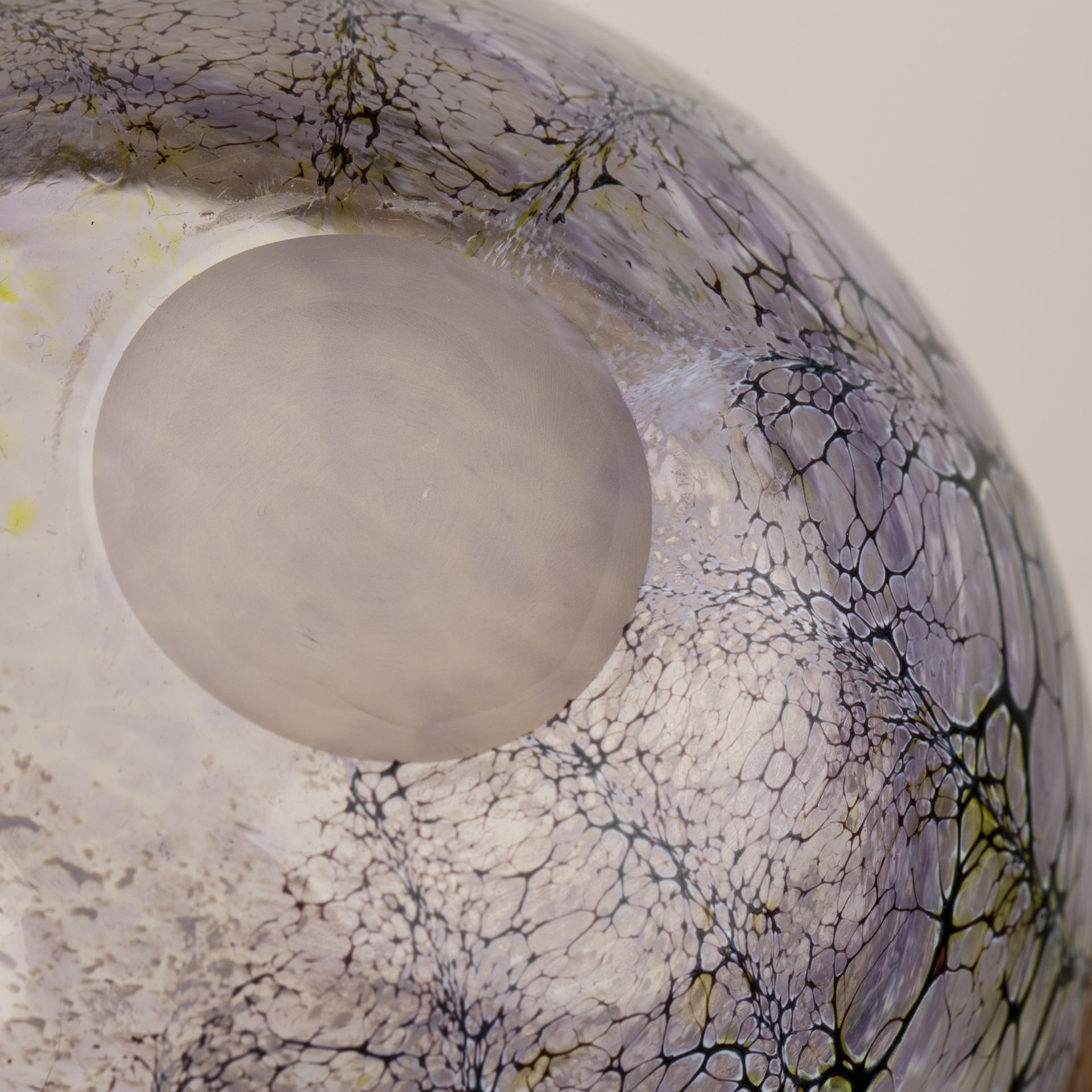 Stephen Foster (Contemporary) collection of studio glass, comprising a large bell-shaped bowl, - Image 3 of 6