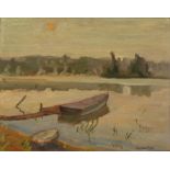 Ralph Wallace Burton (1905-1983) 'Sunrise, River Madawaska', oil on panel, signed lower right, 25.