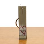 Banksy (b.1974) (The walled off hotel), freedom sculpture or key fob, painted wood, numbered 14591