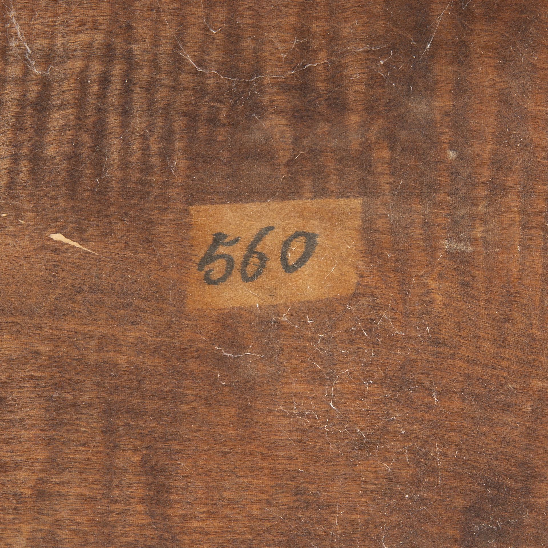 Liberty & Co 'Japanese' table, stained wood, numbered '560' to the underside, 56cm high overall x - Bild 7 aus 8