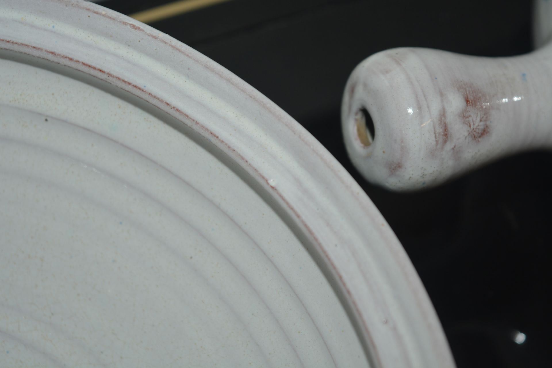 Alan Caiger-Smith (1930-2020) at Aldermaston Pottery tin-glazed earthenware dinner service, to - Image 5 of 21