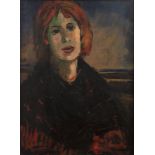 Reginald William 'Reg' Gammon (1894-1997) 'Girl with red hair', oil on canvas, signed and dated 1965