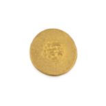 An Iranian gold mohur, Afsharid, 2.1cm diameter approx 11g