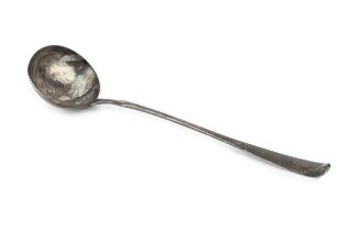 A George III Scottish silver soup ladle, of old English pattern, by Lothian & Robertson, Edinburgh