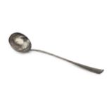 A George III Scottish silver soup ladle, of old English pattern, by Lothian & Robertson, Edinburgh