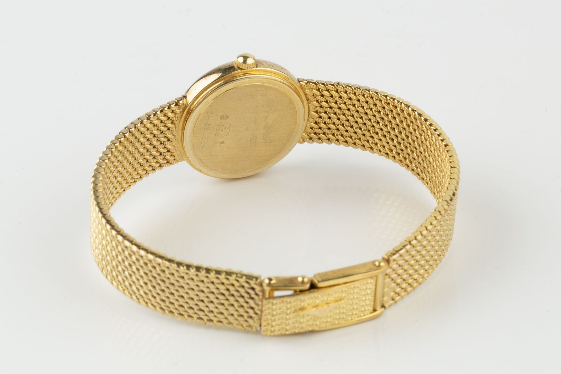 A 9ct gold Longines 'Presence' lady's wristwatch, with quartz movement and flexible mesh link - Image 2 of 2