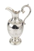 A silver limited edition commemorative wine ewer, for the silver wedding of Queen Elizabeth II 1972,