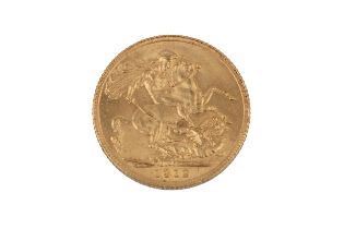 A George V sovereign, dated 1912