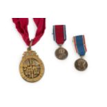 A George V silver-gilt Most Honourable Order of the Bath C.B (civil) medallion, by Garrard & Co.