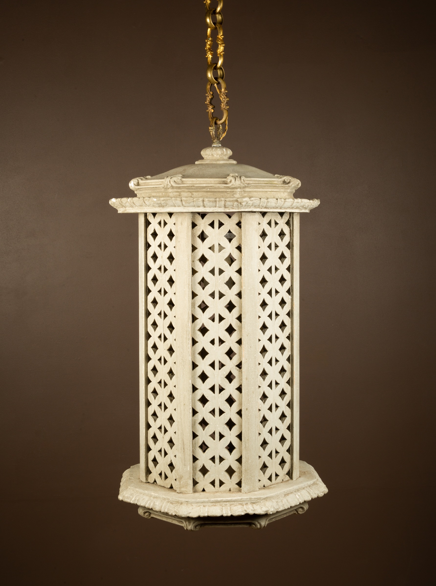 A 20th century Italian painted lantern