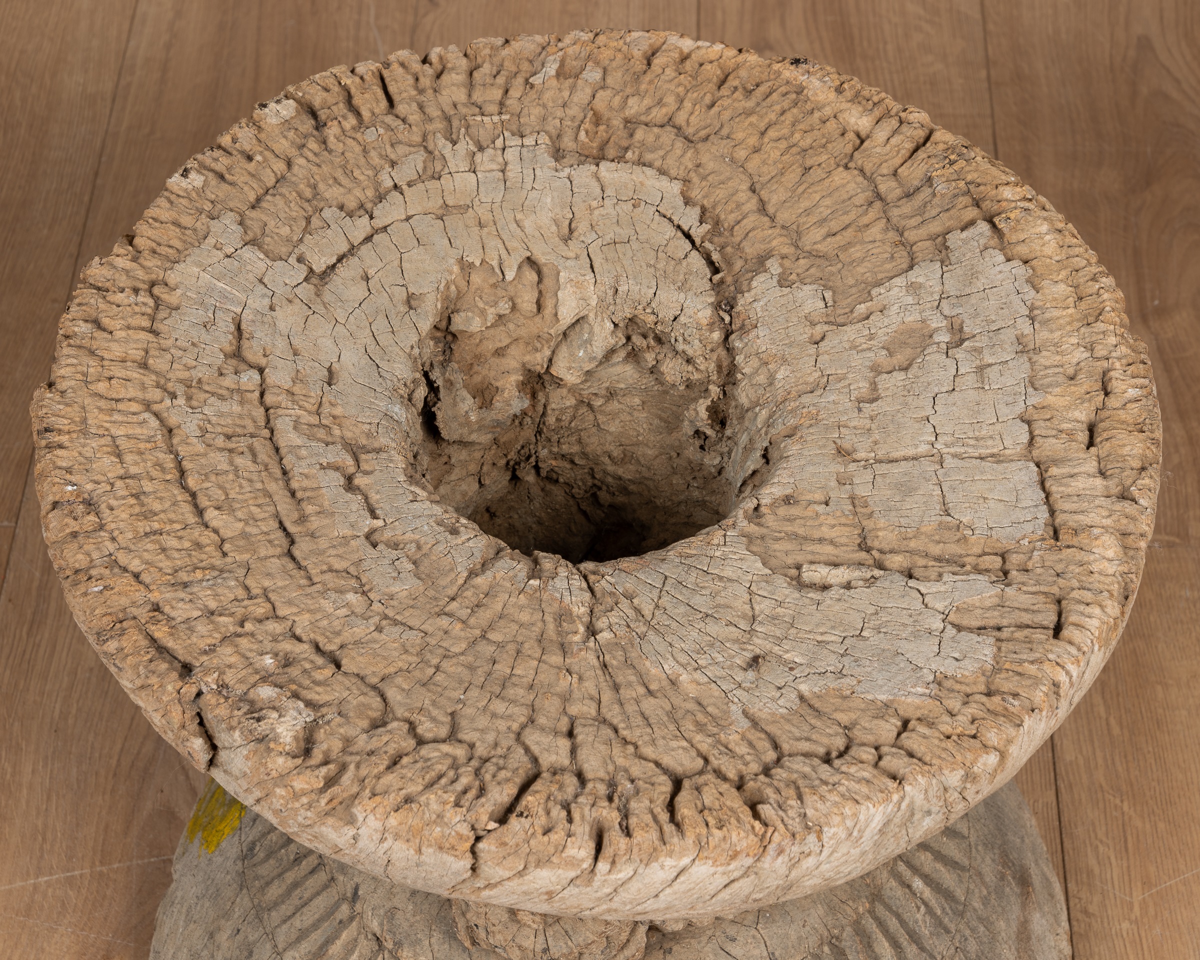 An Indian hardwood stool - Image 2 of 3