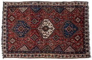 A 20th century hand-woven Luri rug