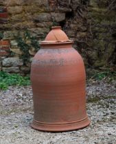 A Wichford Pottery terracotta rhubarb forcer