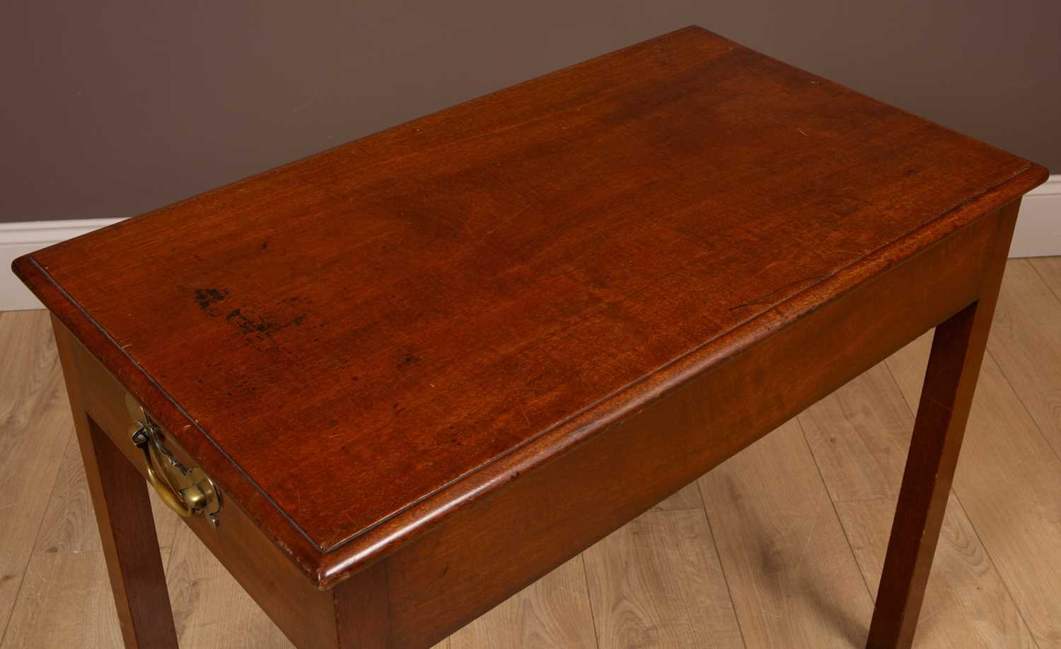A mahogany metamorphic side table - Image 4 of 7