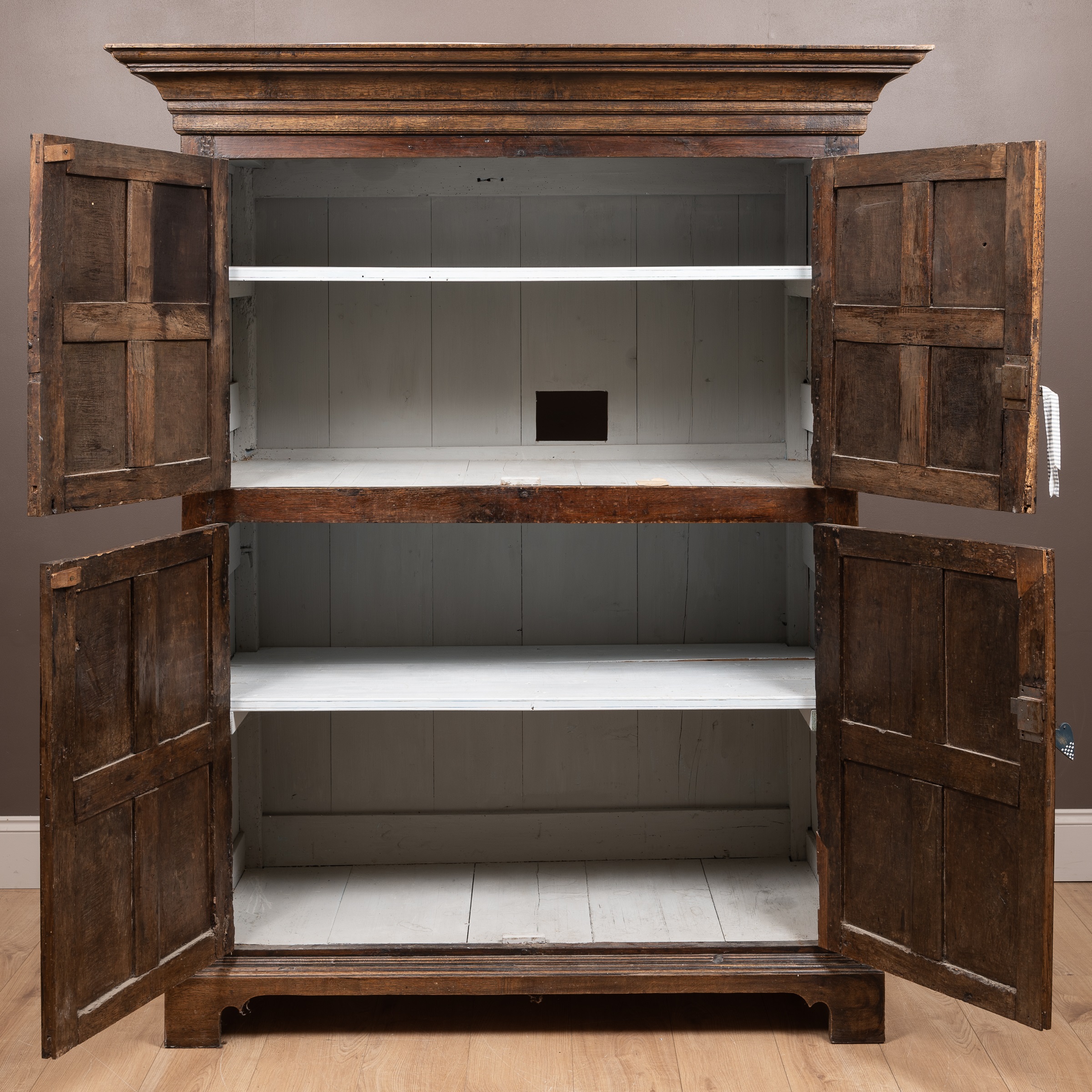 An oak panelled housekeepers cupboard - Image 2 of 3