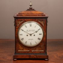 A mid-19th century Jonathan Walker table clock