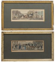 Henry Alken after John Dean Paul, two plates from the series 'A Trip to Melton'