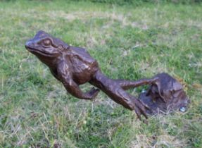 John Cox (British 1952-2014), Leaping Frog