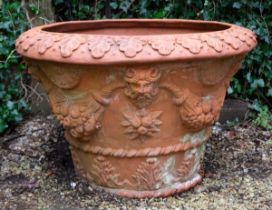 A large Whichford Pottery terracotta planter