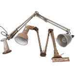 Two industrial lamps