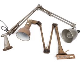Two industrial lamps