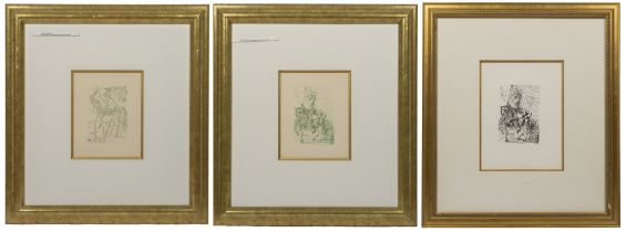 After Salvador Dali, Three etchings