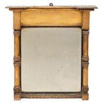 A 19th century gilt framed mirror