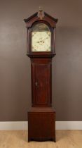 A 19th century mahogany longcase clock