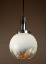 A Mazzega Murano glass ceiling light