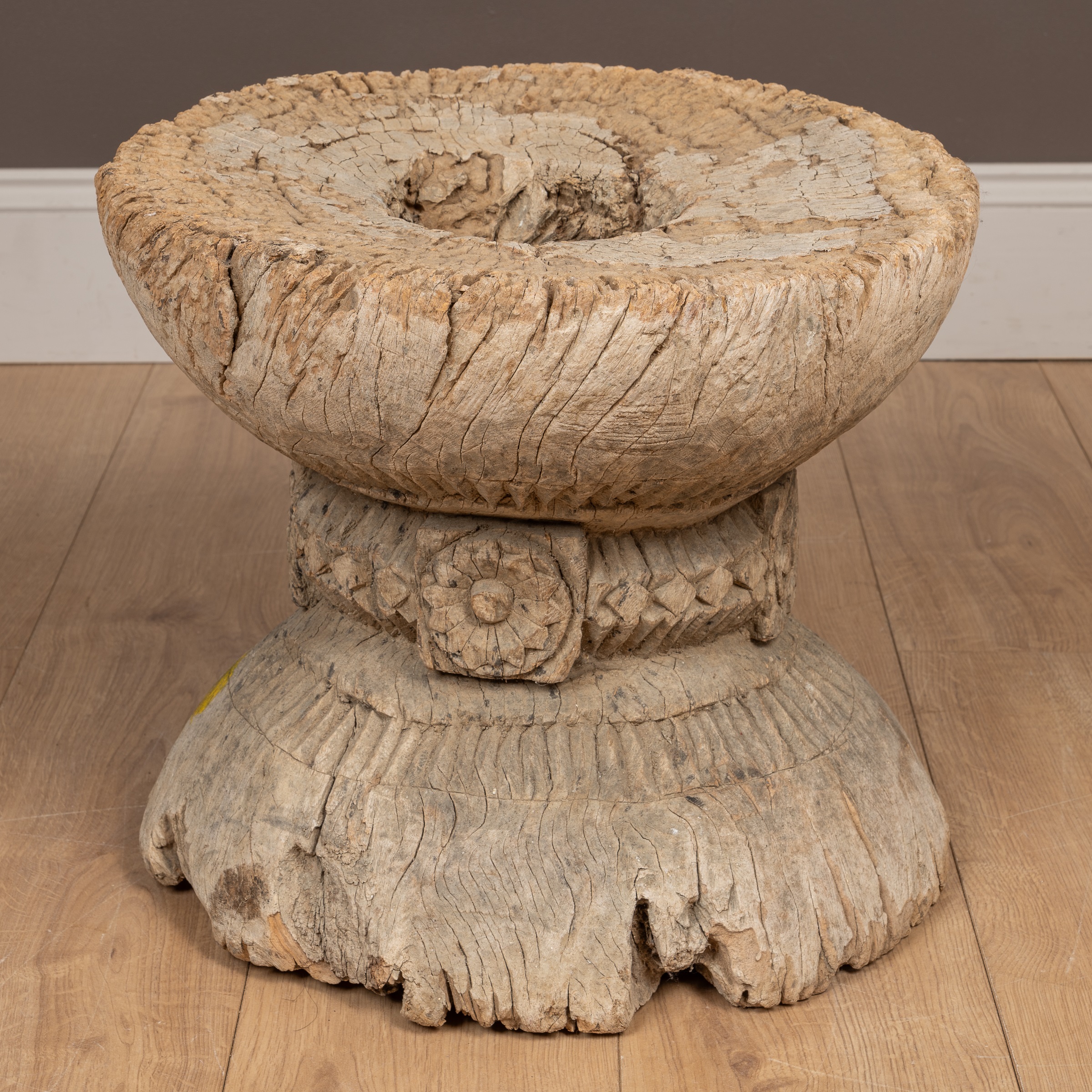An Indian hardwood stool