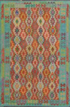 A modern Anatolian style Kilim rug