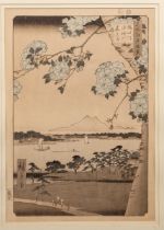 Utagawa Hiroshige (Japanese 1797-1858), two woodblock prints