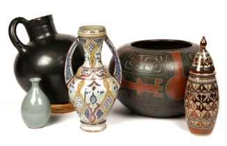 A collection of ceramics and pottery