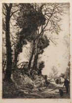 Joseph Knight of Bury, trees at Aysgarth