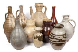 A collection of 20th century bottles and jars