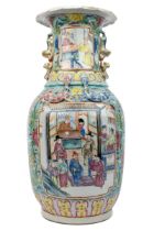 A Chinese famille vert vase