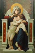 After William-Adolphe Bouguereau, 'The Virgin, The Baby Jesus and St John The Baptist'