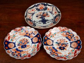 Three Imari chargers