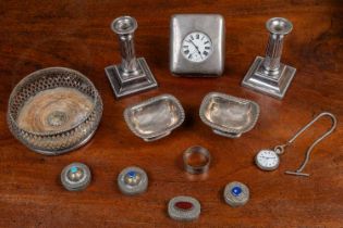 A collection of silver plated wares