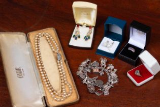 A collection of jewellery to include