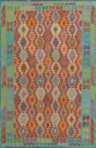 A modern Anatolian style Kilim rug