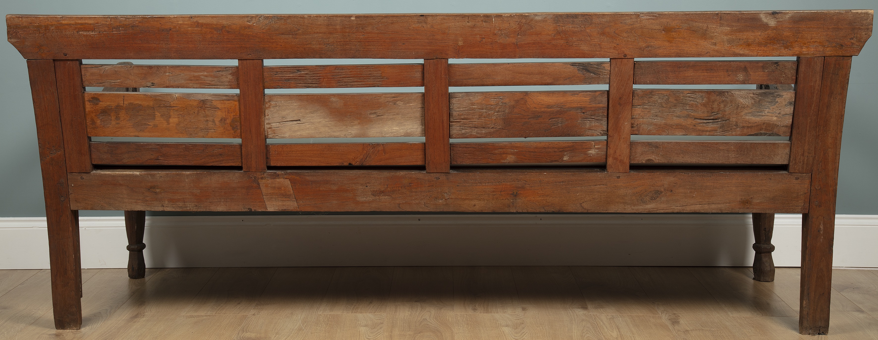 An Indonesian hardwood deep bench - Image 5 of 5