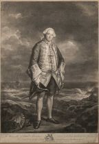I McArdell after Joshua Reynolds The Honourable Edward Boscawen, Admiral of the Blue Squadron of His