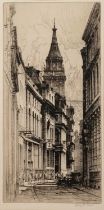 Sydney R. Jones (1881-1966) 'Inner Temple Lane, London', 'Dick Whittington Church', 'Staple Inn' and