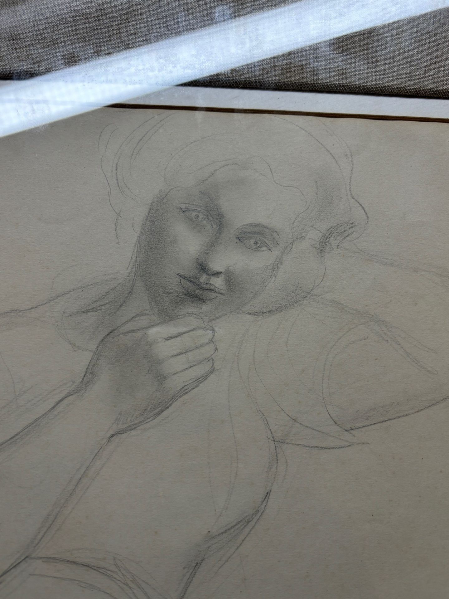 Christopher Wood (1901-1930) Seated Girl pencil on paper 47 x 31cm. Provenance: Mercury Gallery, - Bild 4 aus 7