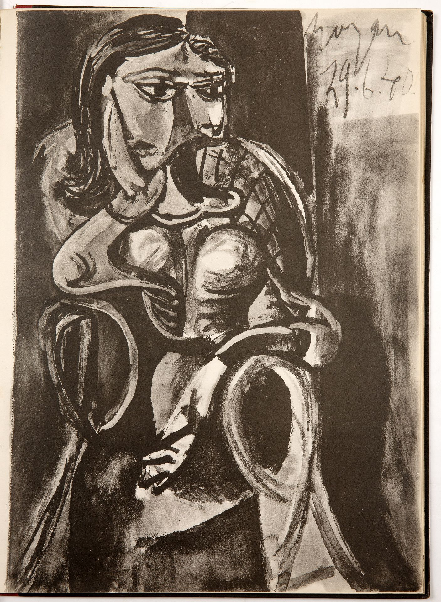 Pablo Picasso (1881-1973) Carnet de Dessins, Royan, 1948 folio Published by Cahiers d’Art comprising - Image 5 of 6