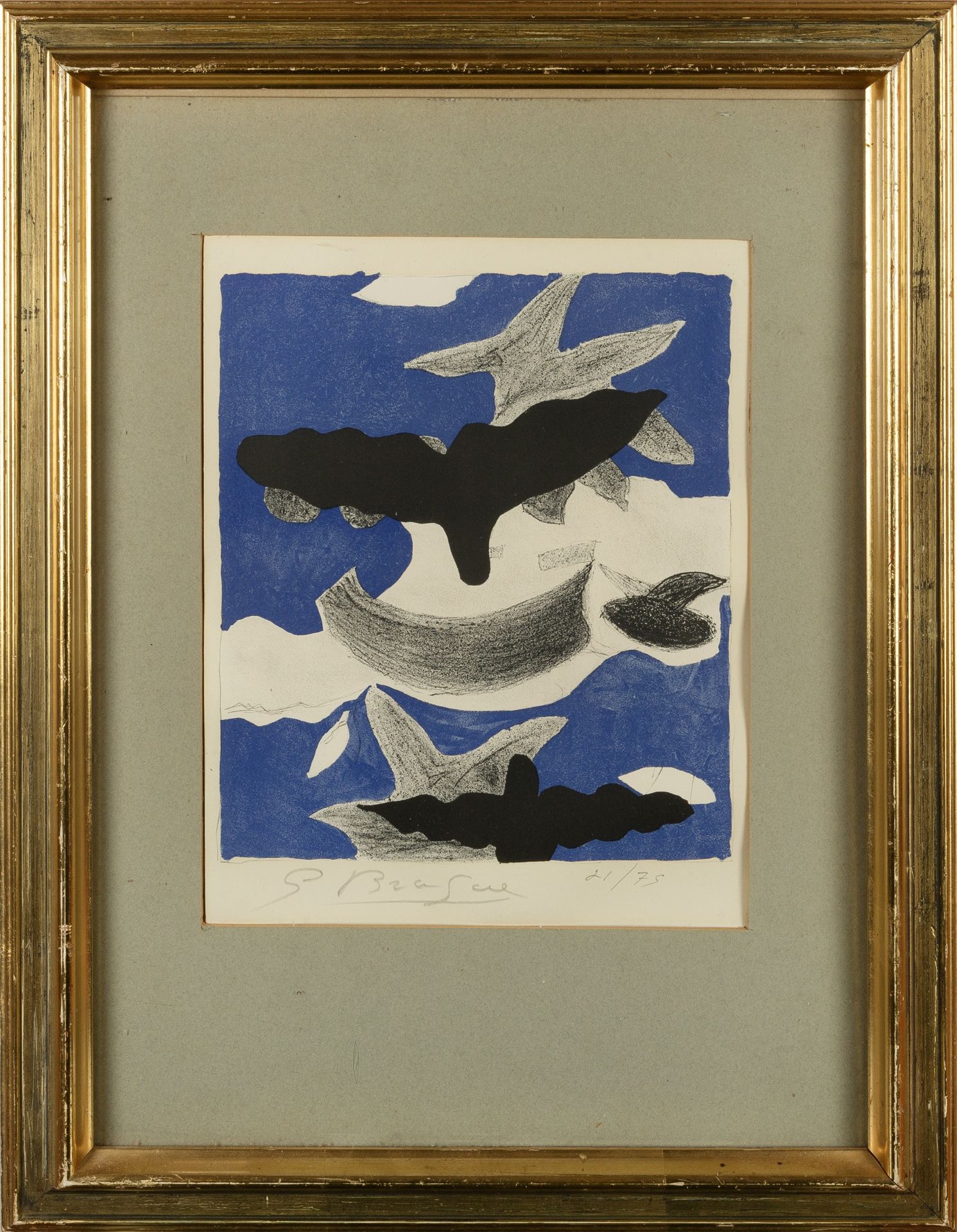 Georges Braque (1882-1963) Birds I, 1955 21/75, signed and numbered in pencil (in the margin) - Bild 2 aus 3