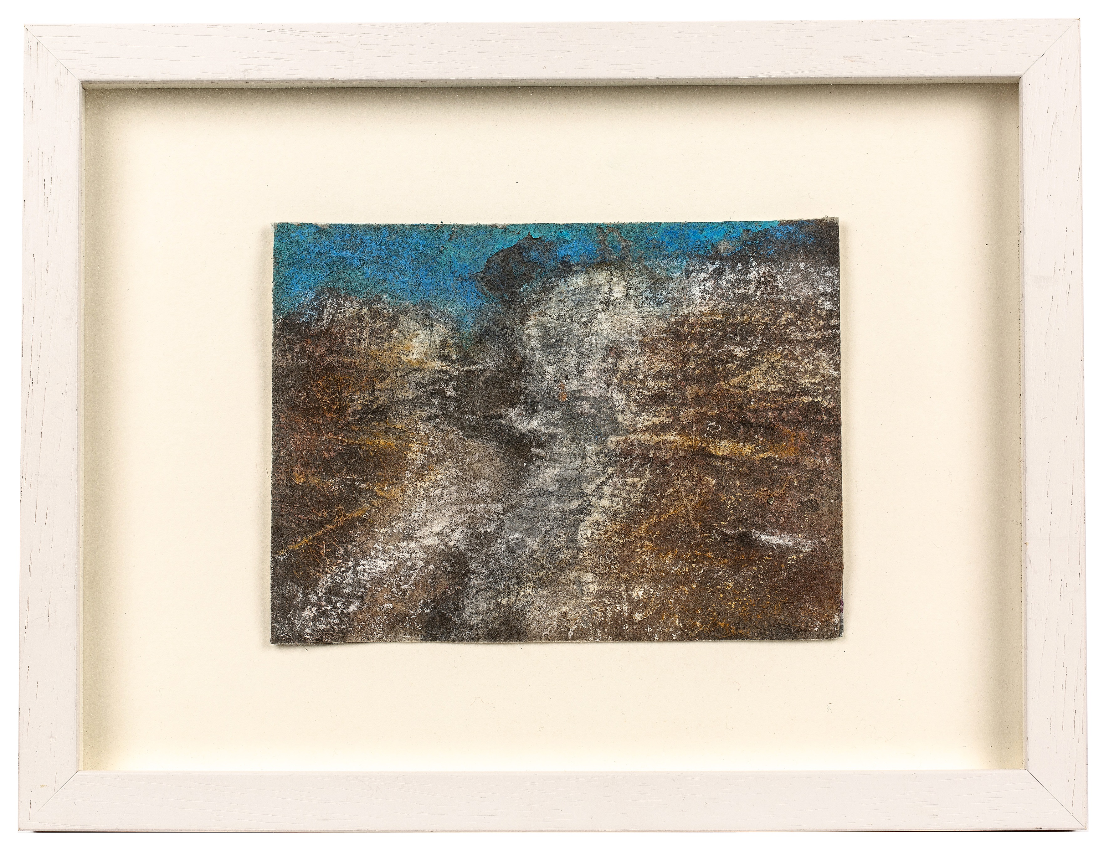 Terry Setch (b.1936) Penarth Cliff, Landslip, May 2014 signed, titled, and dated (to reverse) oil on - Image 2 of 3